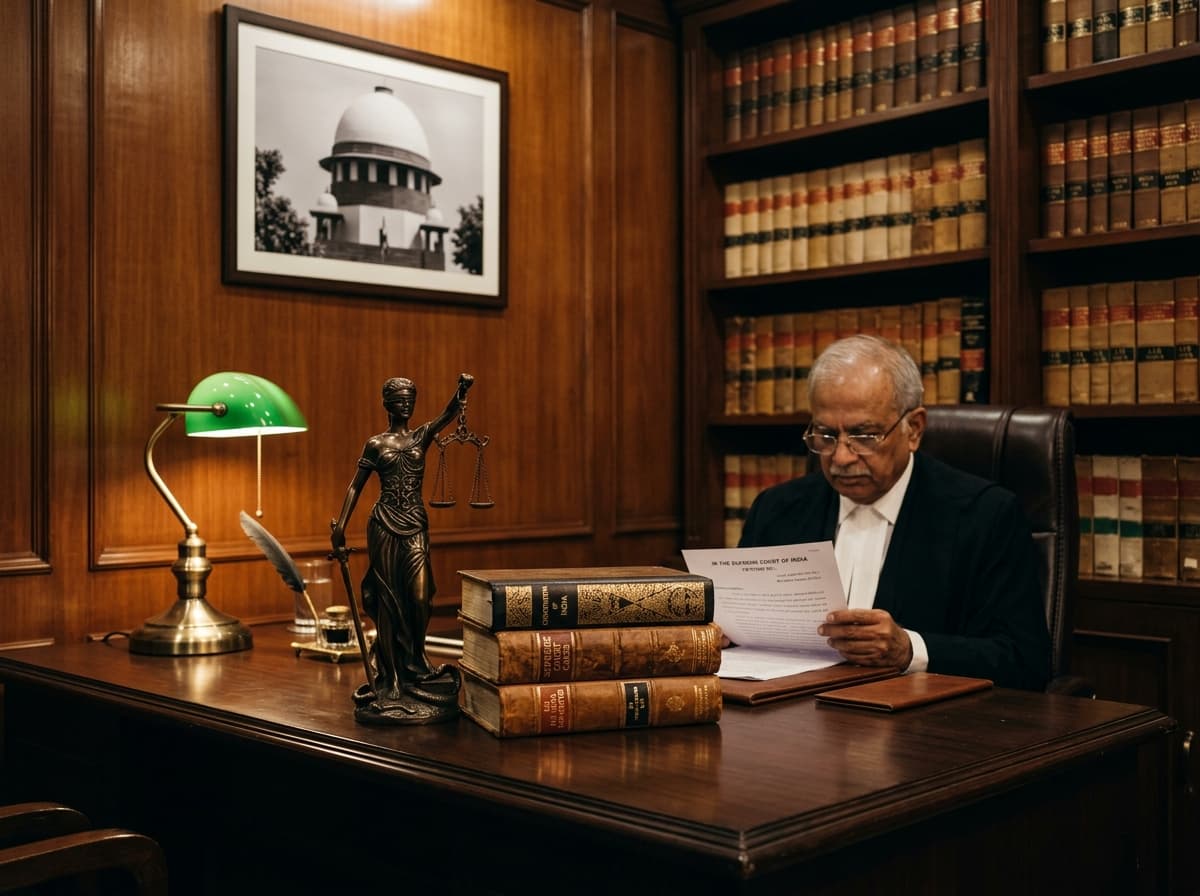 Trinetra Law Chambers Legal Desk & Volumes
